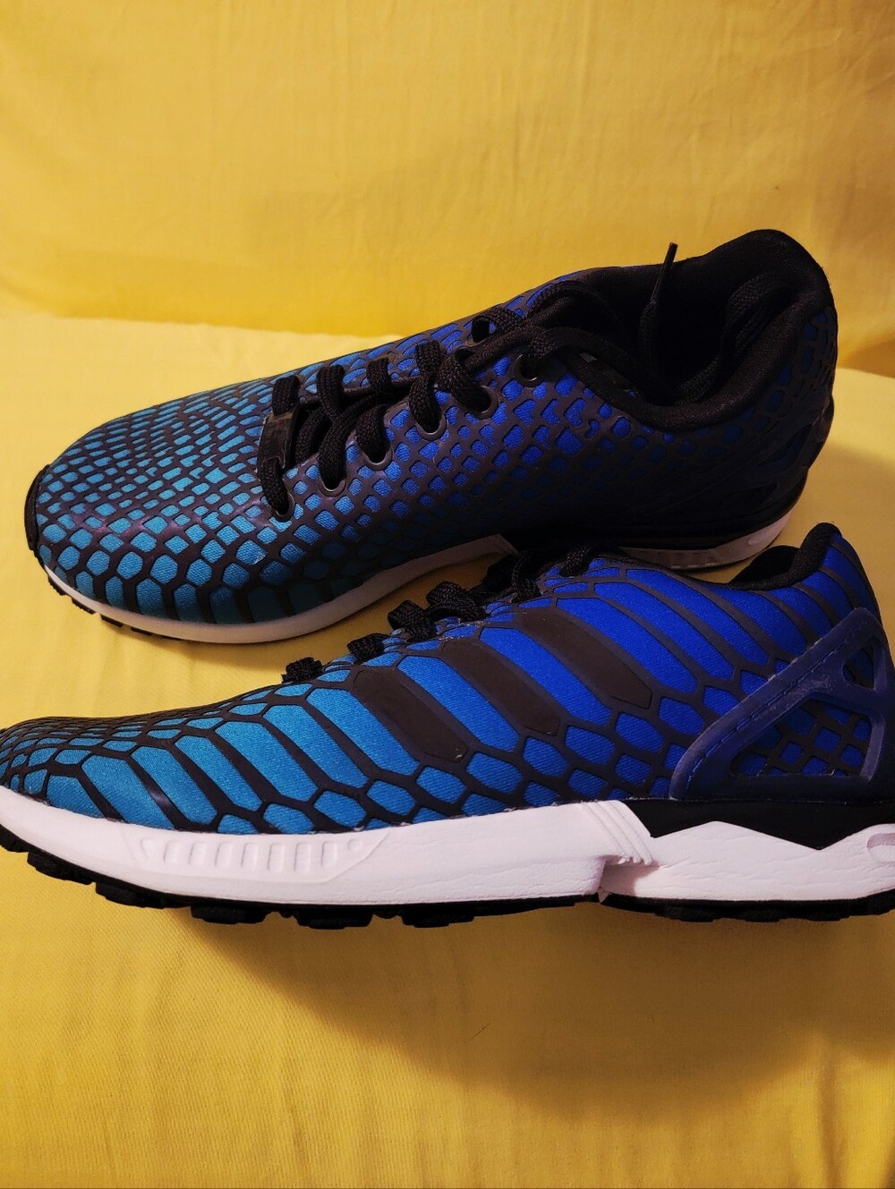 Adidas ZX Flux Xeno Bold Blue Trainers - Picture 2 of 6